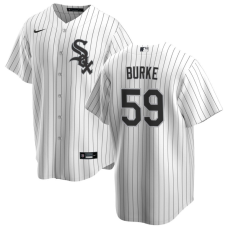 Youth Chicago White Sox Sean Burke #59 White Home Replica Jersey