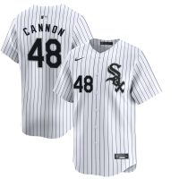 Youth Chicago White Sox Jonathan Cannon #48 White Home Limited Jersey