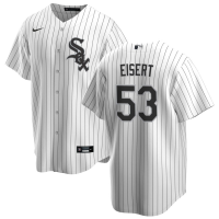 Men's Chicago White Sox Brandon Eisert #53 White Home Replica Jersey