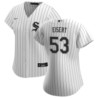 Women's Chicago White Sox Brandon Eisert #53 White Home Replica Jersey