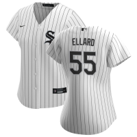 Women's Chicago White Sox Fraser Ellard #55 White Home Replica Jersey