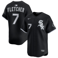 Men's Chicago White Sox Dominic Fletcher #7 Black Alternate Limited Jersey