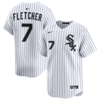 Men's Chicago White Sox Dominic Fletcher #7 White Home Limited Jersey