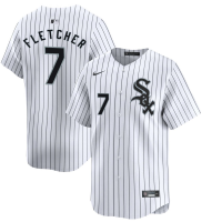Youth Chicago White Sox Dominic Fletcher #7 White Home Limited Jersey Youth Chicago White Sox Dominic Fletcher #7 White Home Limited Jersey