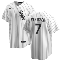Youth Chicago White Sox Dominic Fletcher #7 White Home Replica Jersey