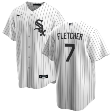 Youth Chicago White Sox Dominic Fletcher #7 White Home Replica Jersey