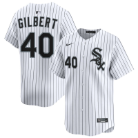 Men's Chicago White Sox Tyler Gilbert #40 White Home Limited Jersey