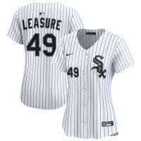 Women's Chicago White Sox Jordan Leasure #49 White Home Limited Jersey