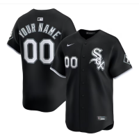 Men's Chicago White Sox Custom Black Alternate Limited Jersey