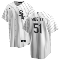 Men's Chicago White Sox Jared Shuster #51 White Home Replica Jersey Men's Chicago White Sox Jared Shuster #51 White Home Replica Jersey
