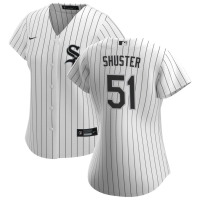 Women's Chicago White Sox Jared Shuster #51 White Home Replica Jersey