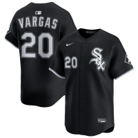 Men's Chicago White Sox Miguel Vargas #20 Black Alternate Limited Jersey Men's Chicago White Sox Miguel Vargas #20 Black Alternate Limited Jersey