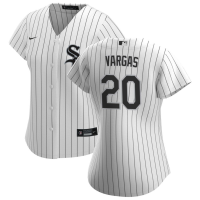 Women's Chicago White Sox Miguel Vargas #20 White Home Replica Jersey