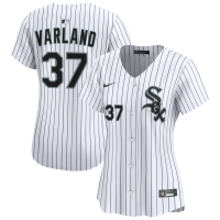 Women's Chicago White Sox Gus Varland #37 White Home Limited Jersey