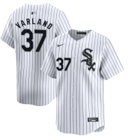 Youth Chicago White Sox Gus Varland #37 White Home Limited Jersey