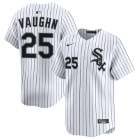 Men's Chicago White Sox Andrew Vaughn #25 White Home Limited Jersey