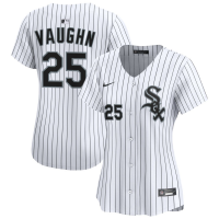 Women's Chicago White Sox Andrew Vaughn #25 White Home Limited Jersey