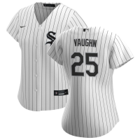 Women's Chicago White Sox Andrew Vaughn #25 White Home Replica Jersey