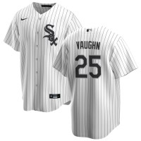 Youth Chicago White Sox Andrew Vaughn #25 White Home Replica Jersey