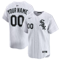 Youth Chicago White Sox Custom White Home Limited Jersey