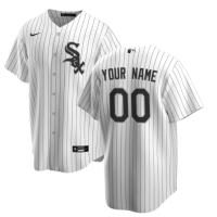 Youth Chicago White Sox Custom White Home Replica Jersey