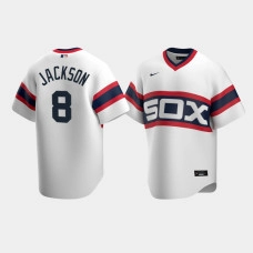 Men Chicago White Sox Bo Jackson 8 White Cooperstown Collection Home Baseball Jersey