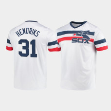 Liam Hendriks Chicago White Sox White Cooperstown Collection V-Neck Jersey