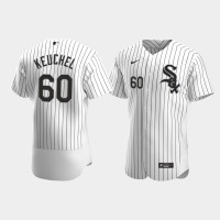 Men Chicago White Sox #60 Dallas Keuchel White Authentic 2020 Home Jersey