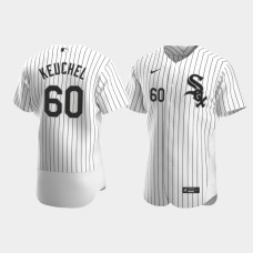 Men Chicago White Sox #60 Dallas Keuchel White Authentic 2020 Home Jersey