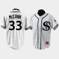 Men Chicago White Sox #33 James McCann White 1990 Turn Back the Clock Jersey Men Chicago White Sox #33 James McCann White 1990 Turn Back the Clock Jersey