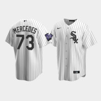 Men Chicago White Sox Yermin Mercedes White 2021 All-Star Game Replica Home Jersey