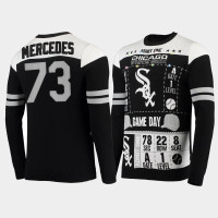 Men Chicago White Sox Yermin Mercedes Black 2021 Christmas Ugly Sweater