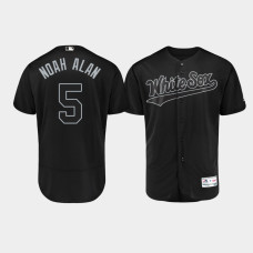 Men Chicago White Sox Authentic #5 Yolmer Sanchez 2019 Players' Weekend Black Noah Alan Jersey