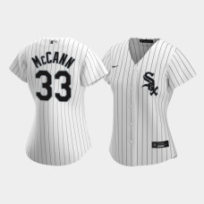 Women Chicago White Sox James McCann #33 White Replica Nike 2020 Home Jersey
